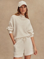 Varley Atrium High Rise Short 4.5 Ivory Marl