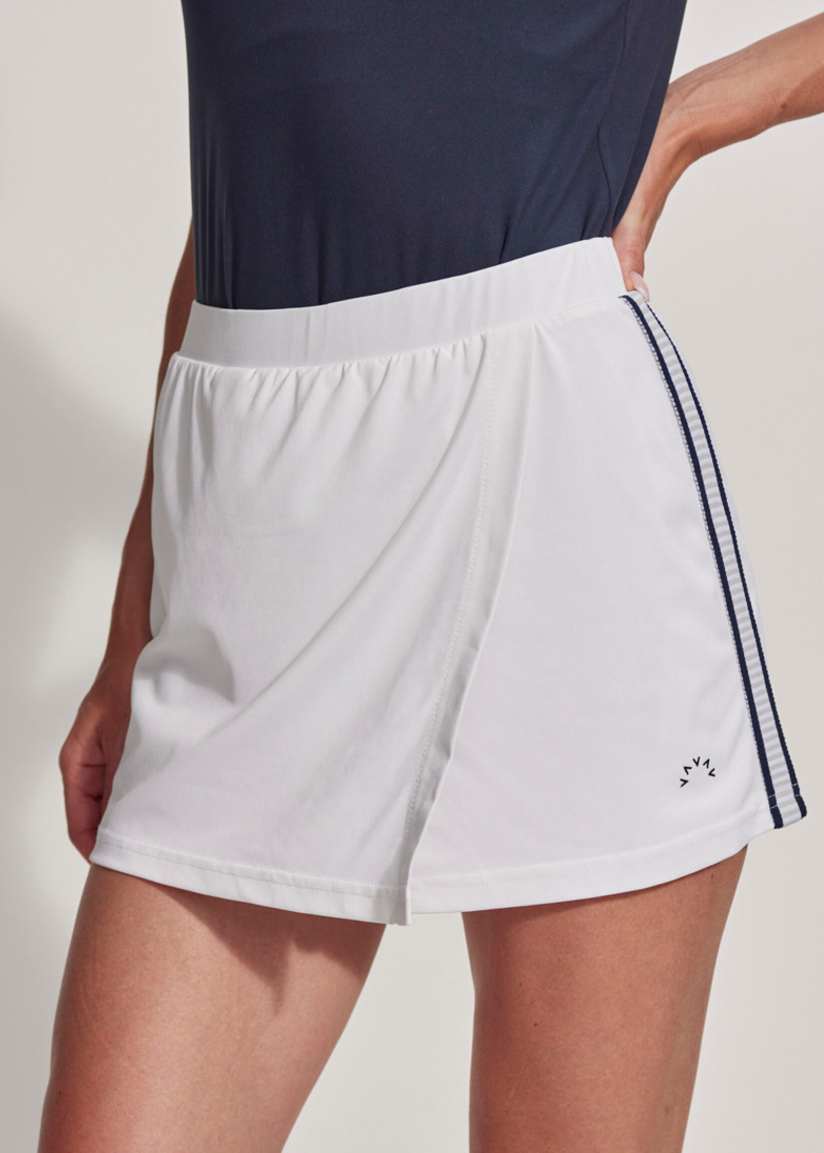 Varley Boston Mid Rise Skort 13.5" White