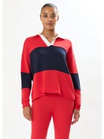 Splits59 Katie Fleece Rugby Pirate Red/Indigo