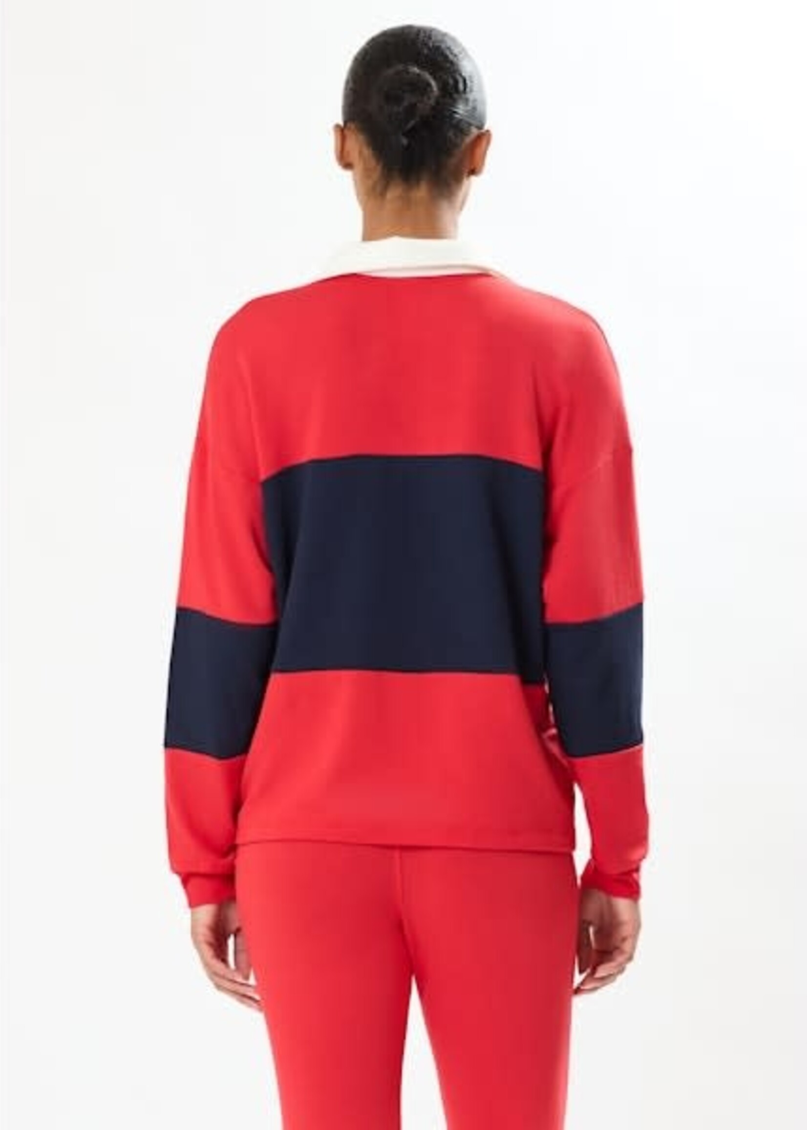 Splits59 Katie Fleece Rugby Pirate Red/Indigo