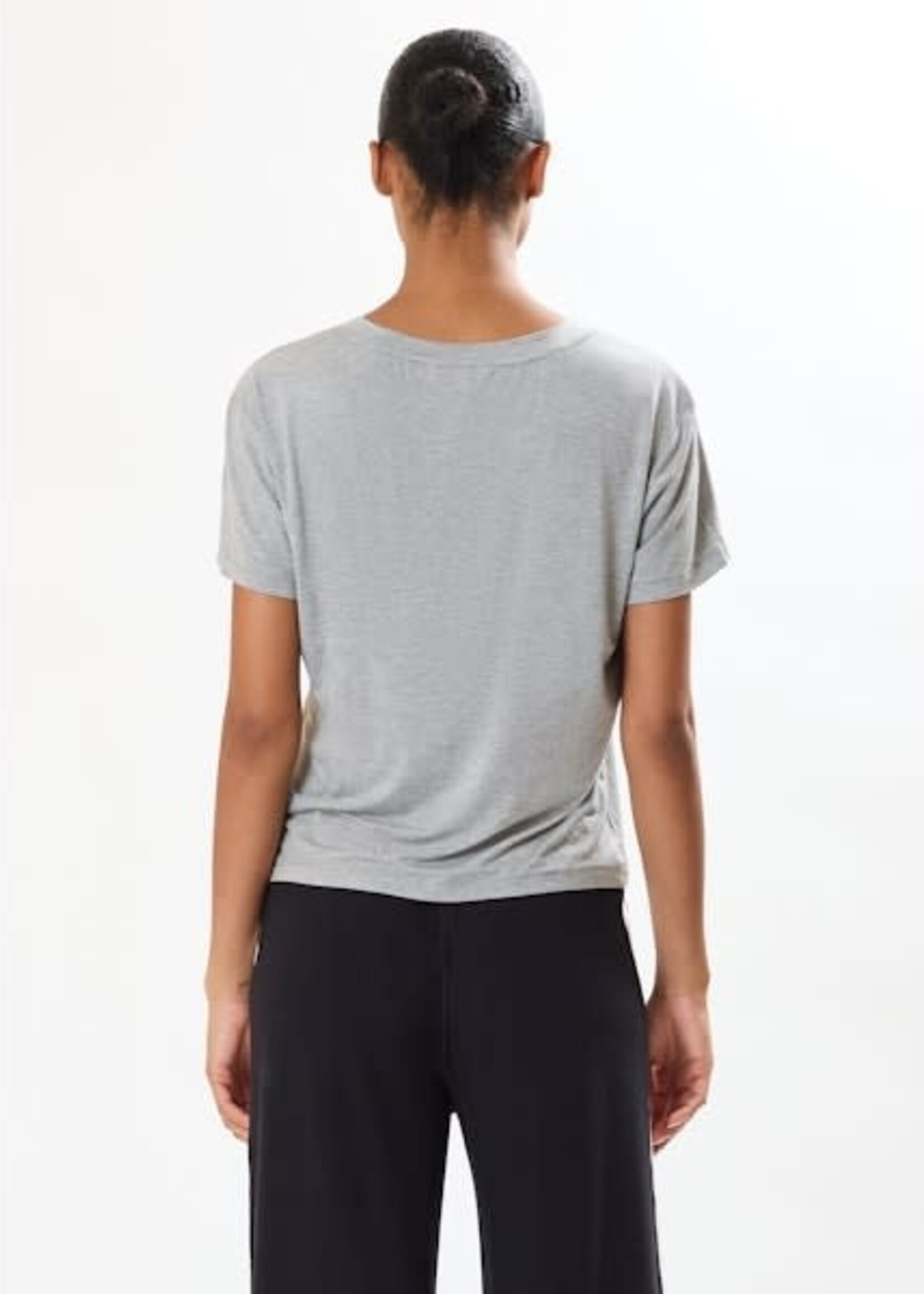Splits59 Georgia V-Neck Jersey Tee Grey