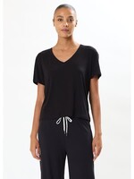 Splits59 Georgia V-Neck Jersey Tee Black