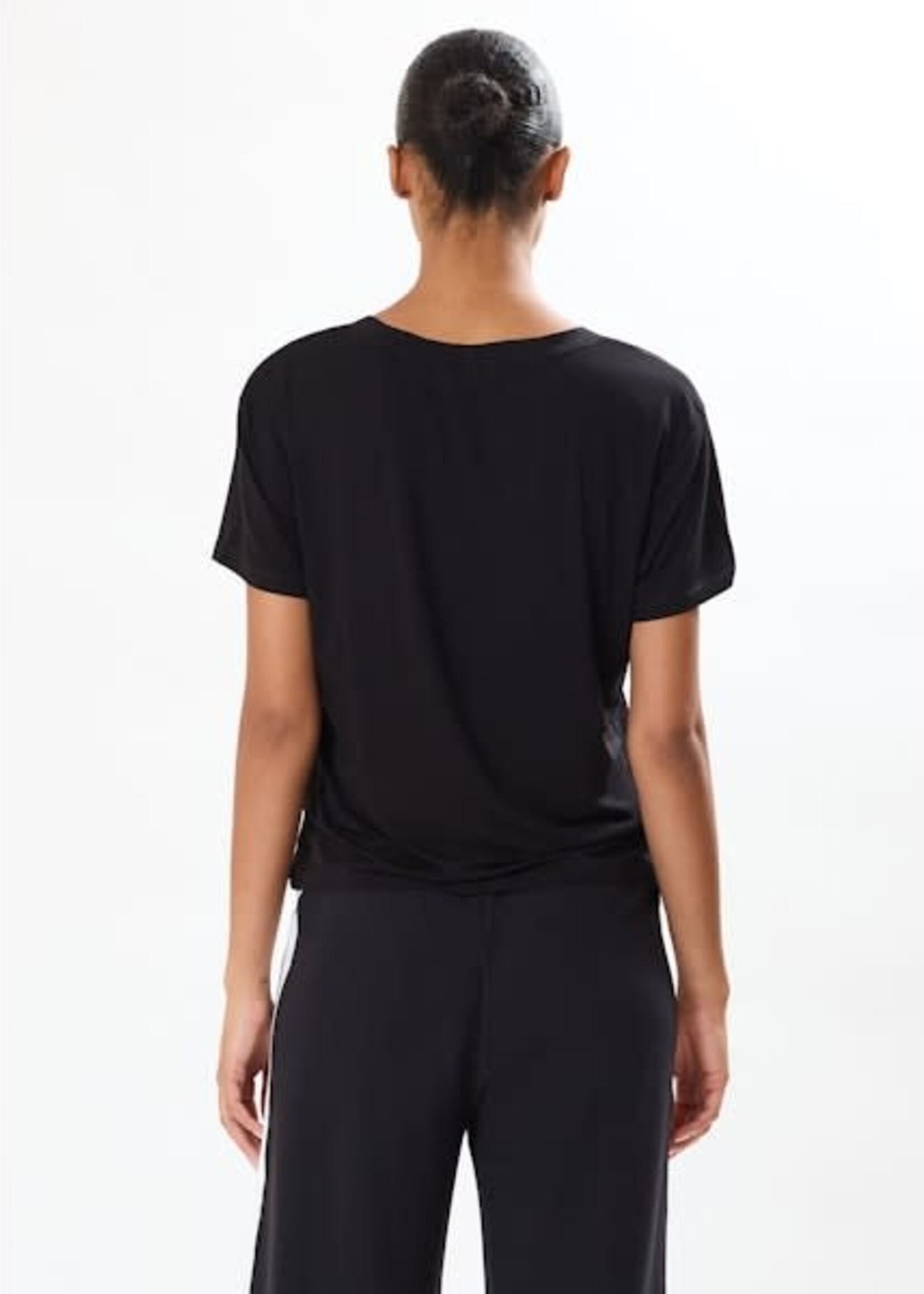 Splits59 Georgia V-Neck Jersey Tee Black