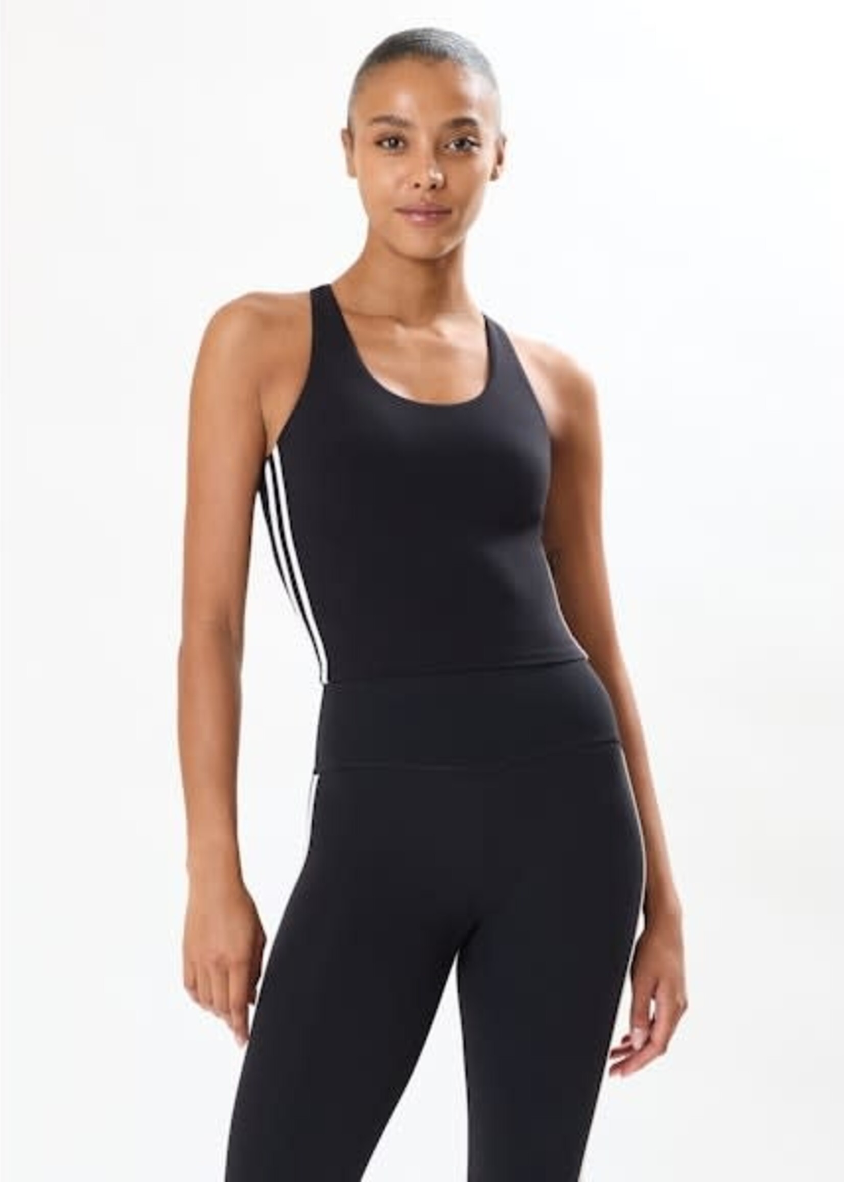Splits59 Ella Airweight Tank Black/White