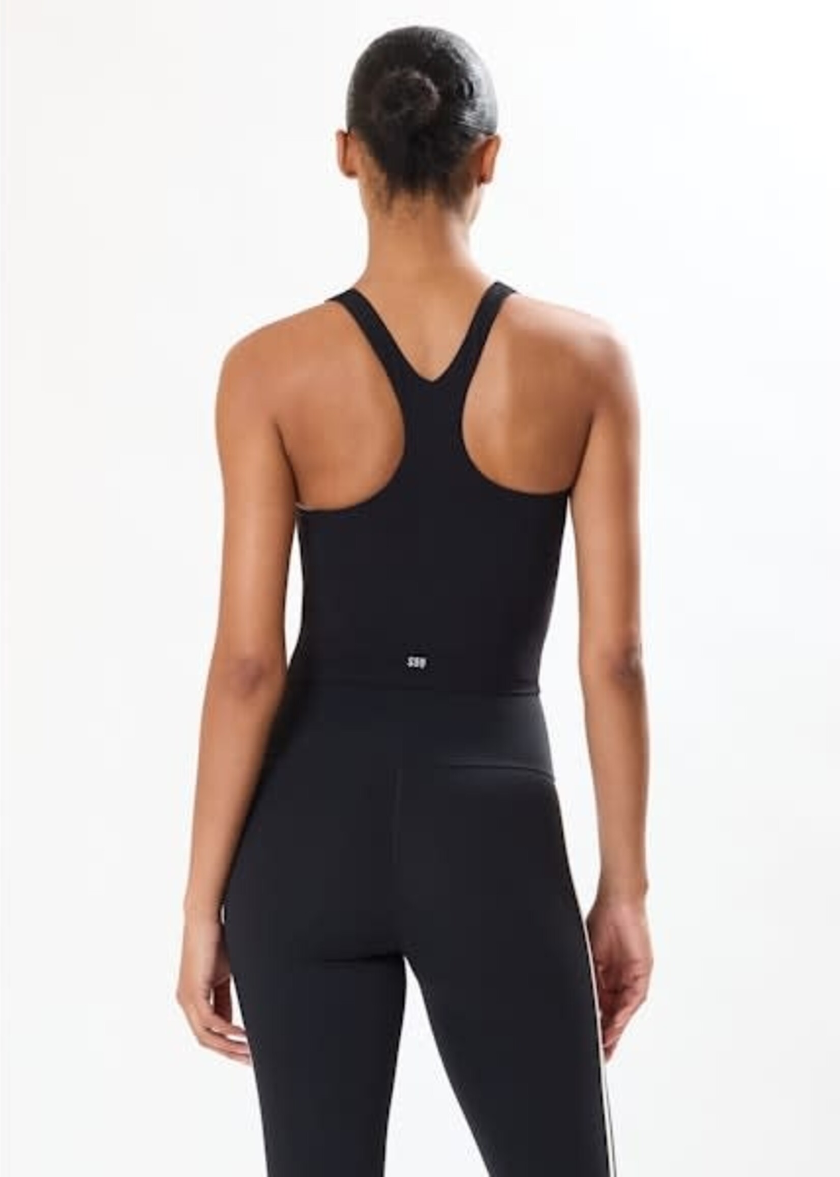 Splits59 Ella Airweight Tank Black/White