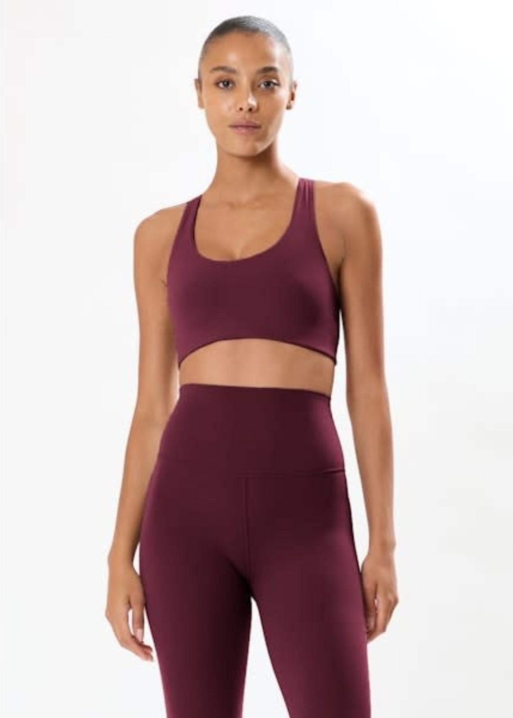 Splits59 Sara Airweight Bra Dark Cherry