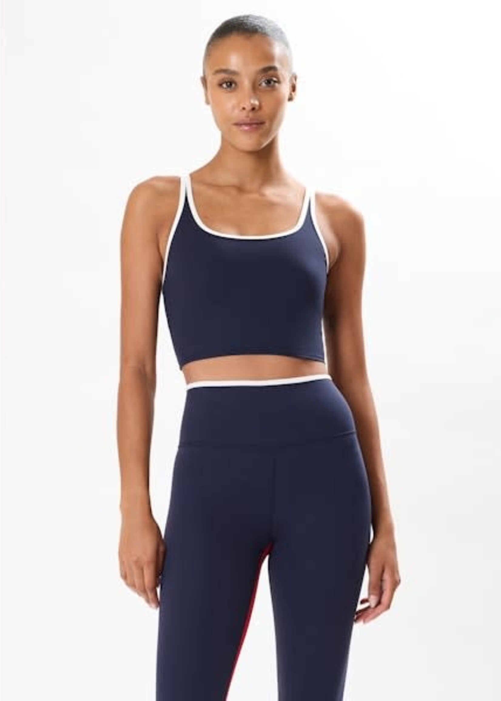 Splits59 Cait Rigor Bralette Indigo/White