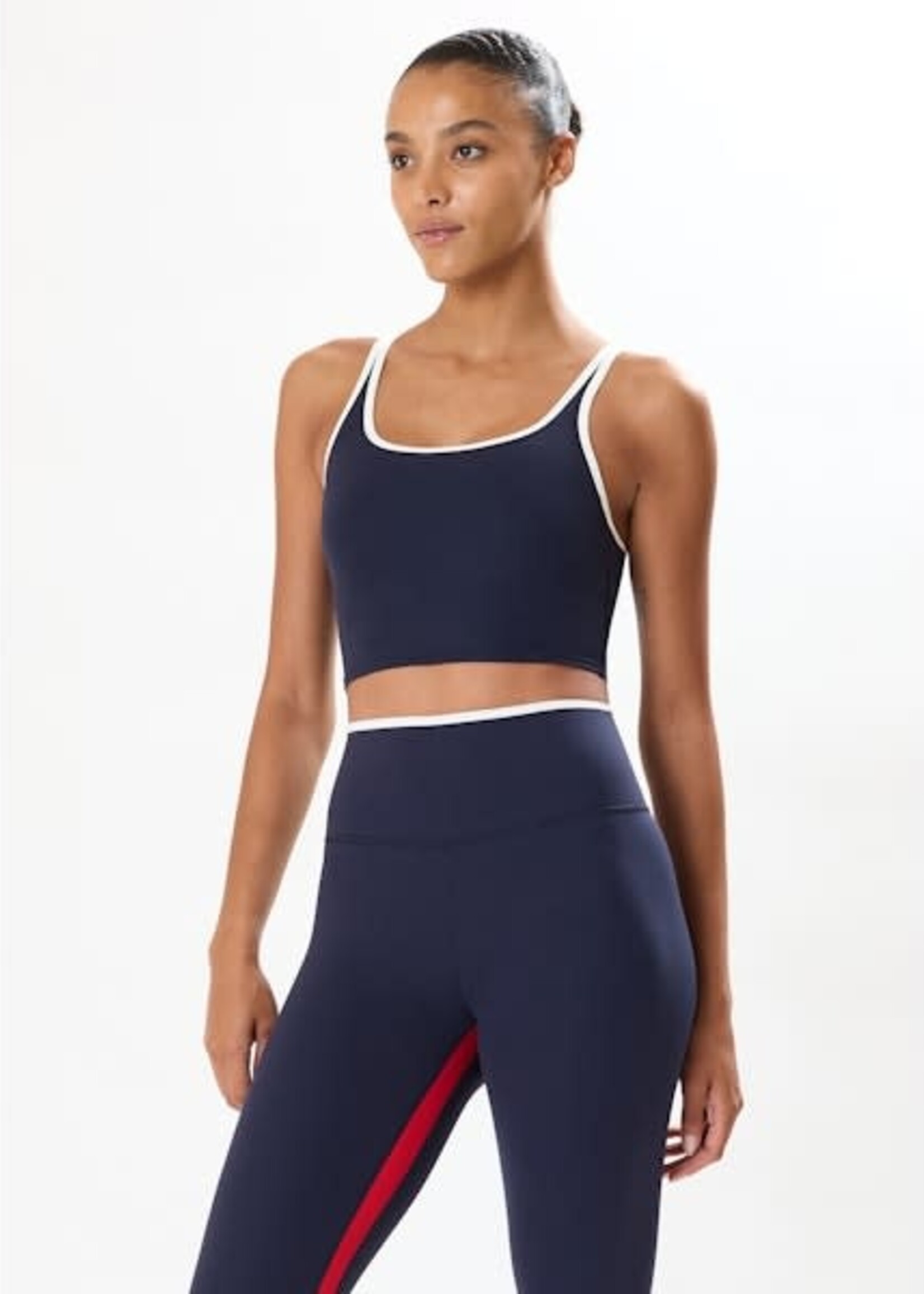 Splits59 Cait Rigor Bralette Indigo/White