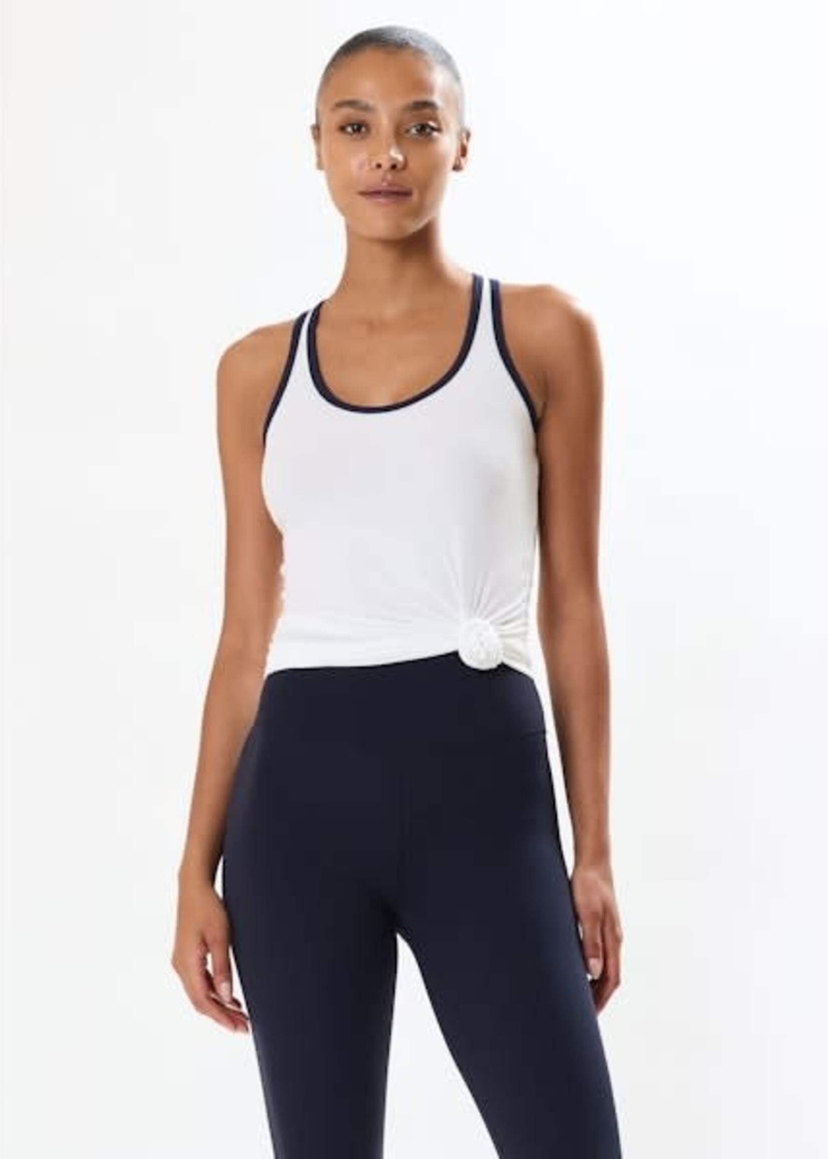 Splits59 Ashby Rib Tank White/Indigo