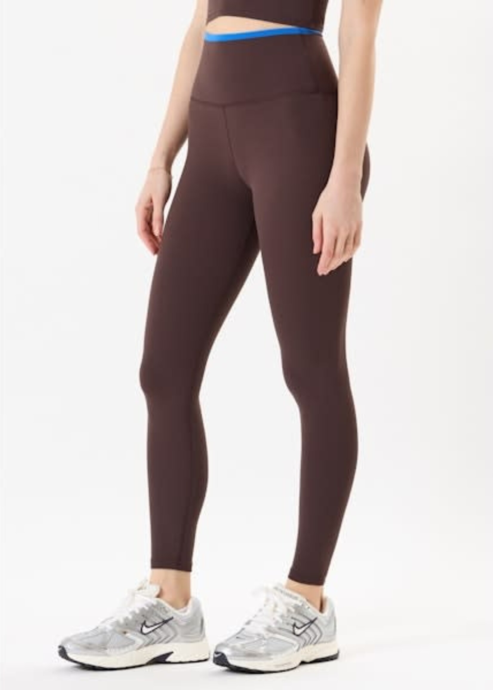 Splits59 Dual High Waist Airweight 7/8 Dark Chocolate/Blue
