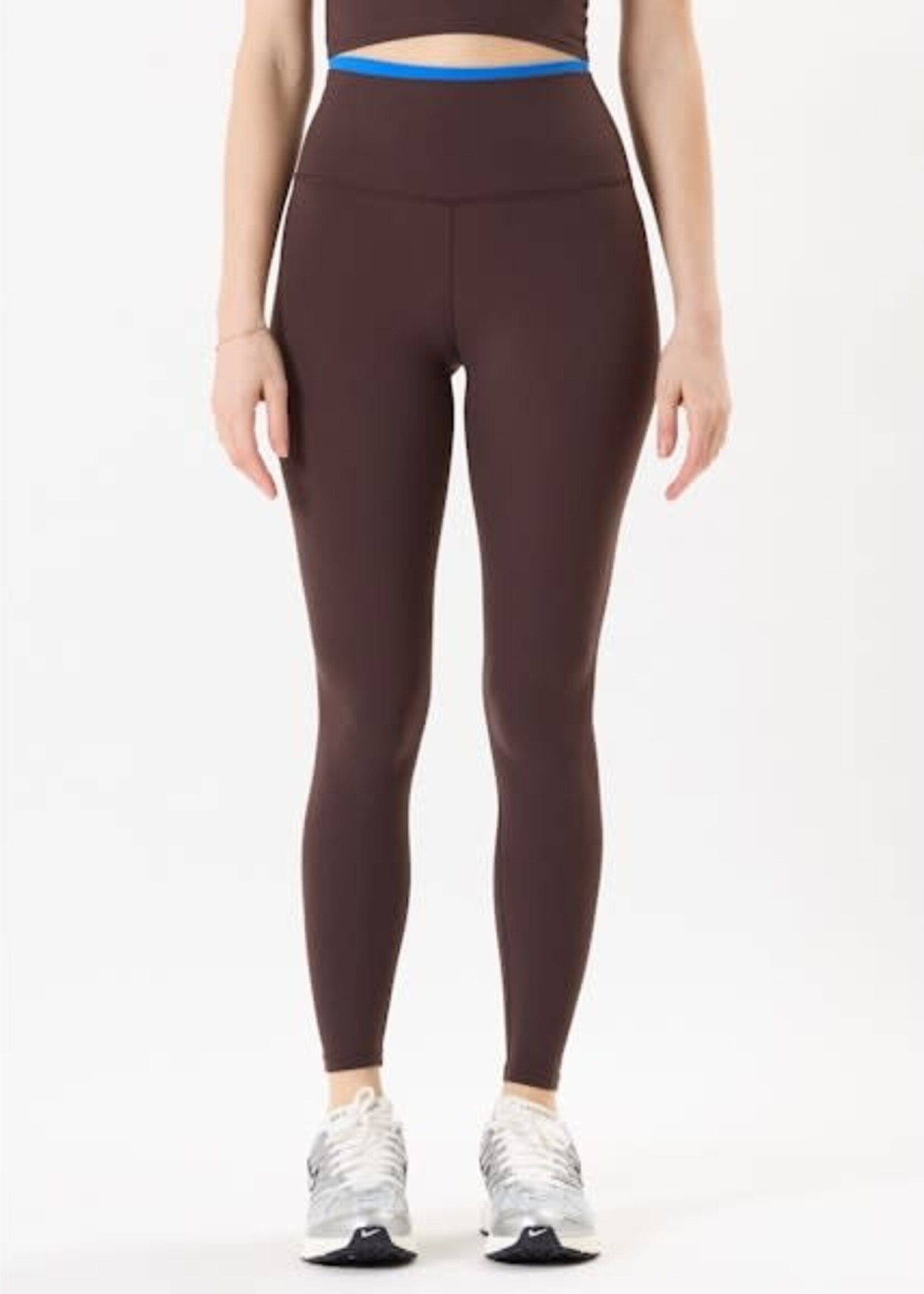 Splits59 Dual High Waist Airweight 7/8 Dark Chocolate/Blue