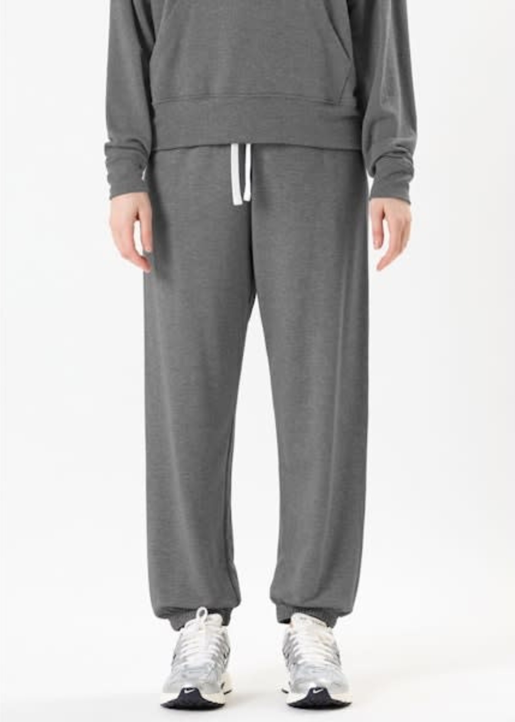 Splits59 Andie Oversized Fleece Sweatpant Medium Grey