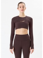 Splits59 Amelia Airweight Lite Shrug Dark Chocolate
