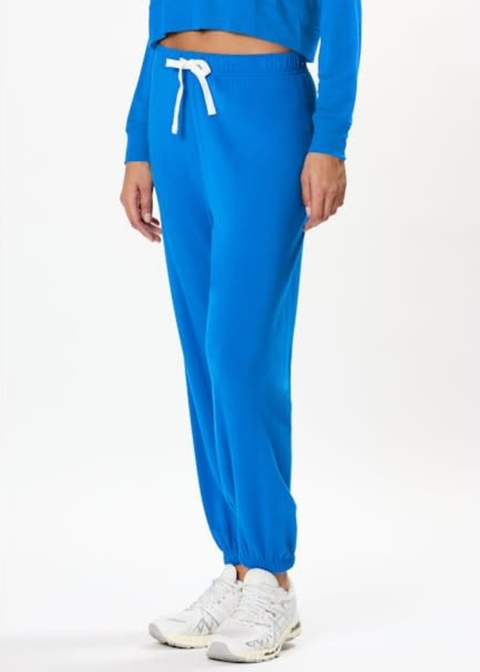 Splits59 Andie Oversized Fleece Sweatpant Classic Blue