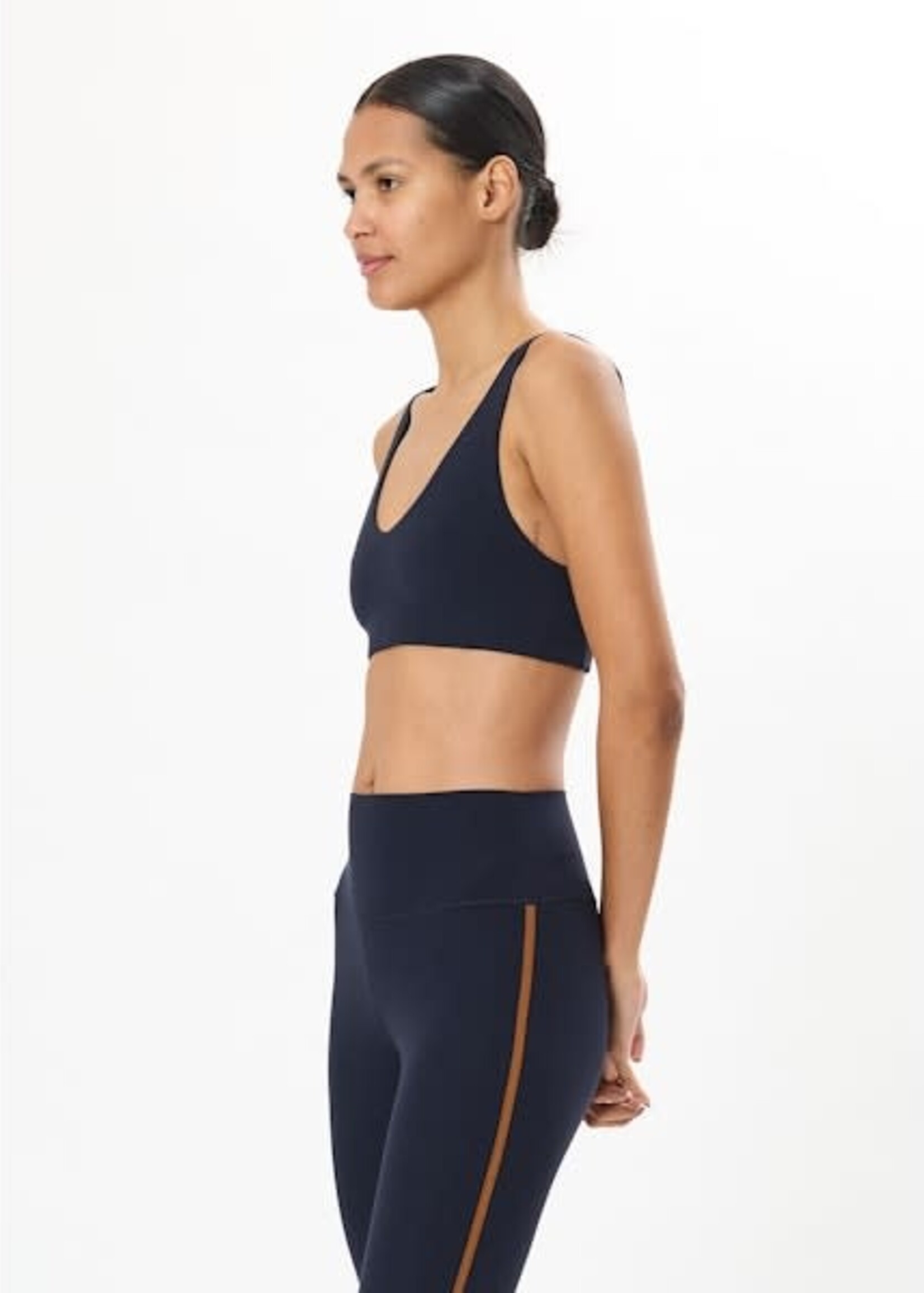 Splits59 Airweight Scoop Back Bra Indigo