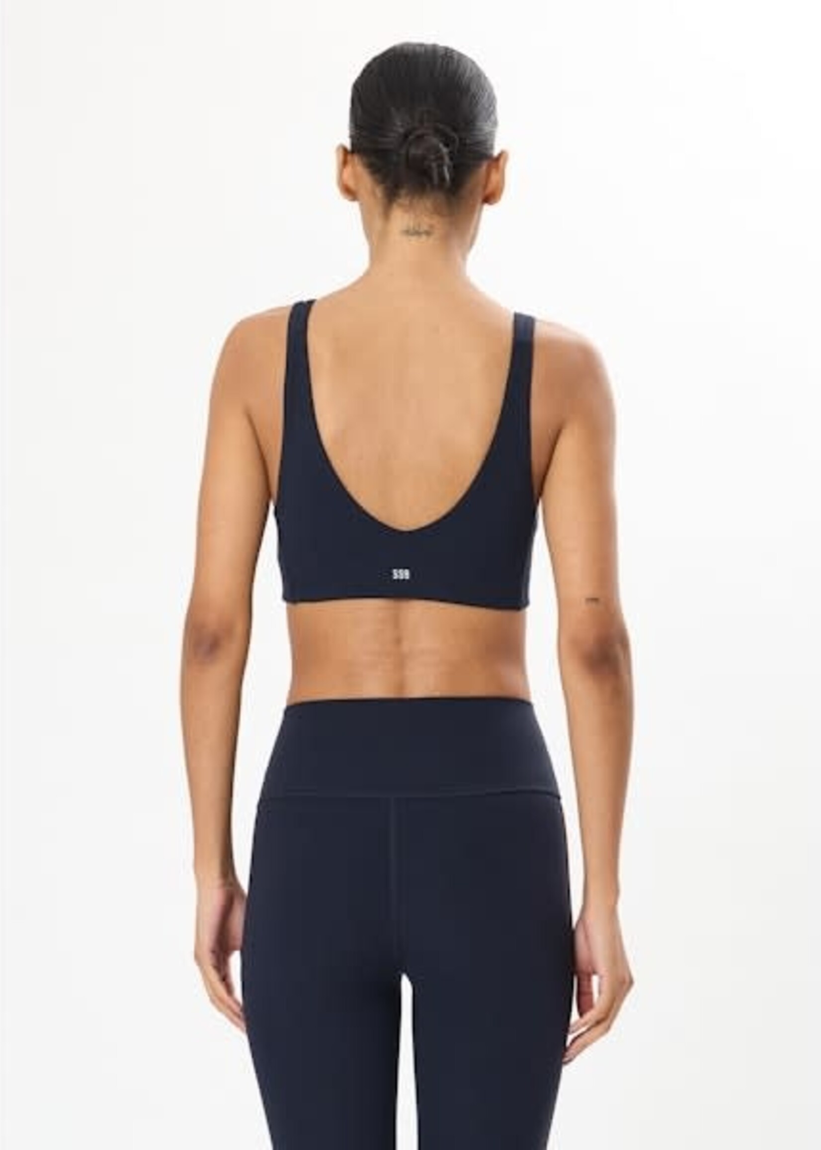 Splits59 Airweight Scoop Back Bra Indigo