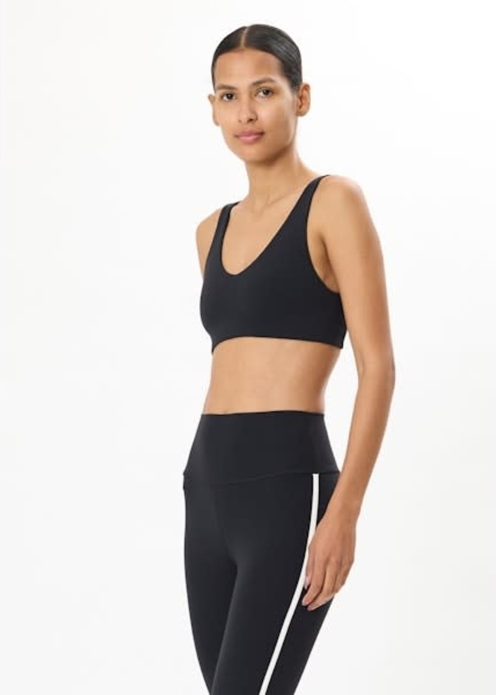 Splits59 Airweight Scoop Back Bra Black