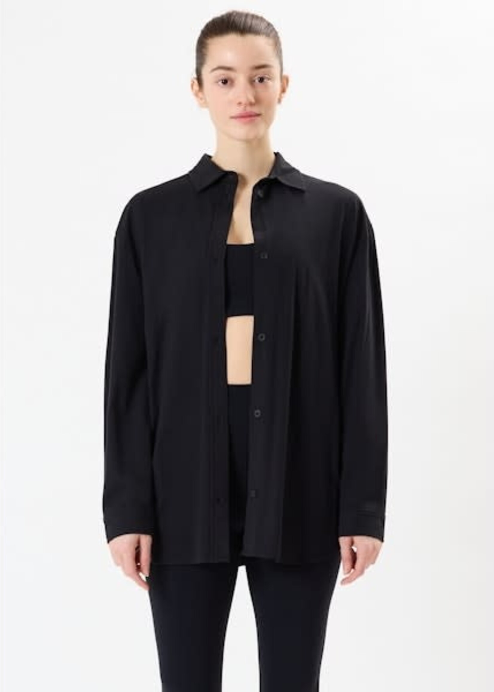 Splits59 Kate Airweight Lite Button Down Black