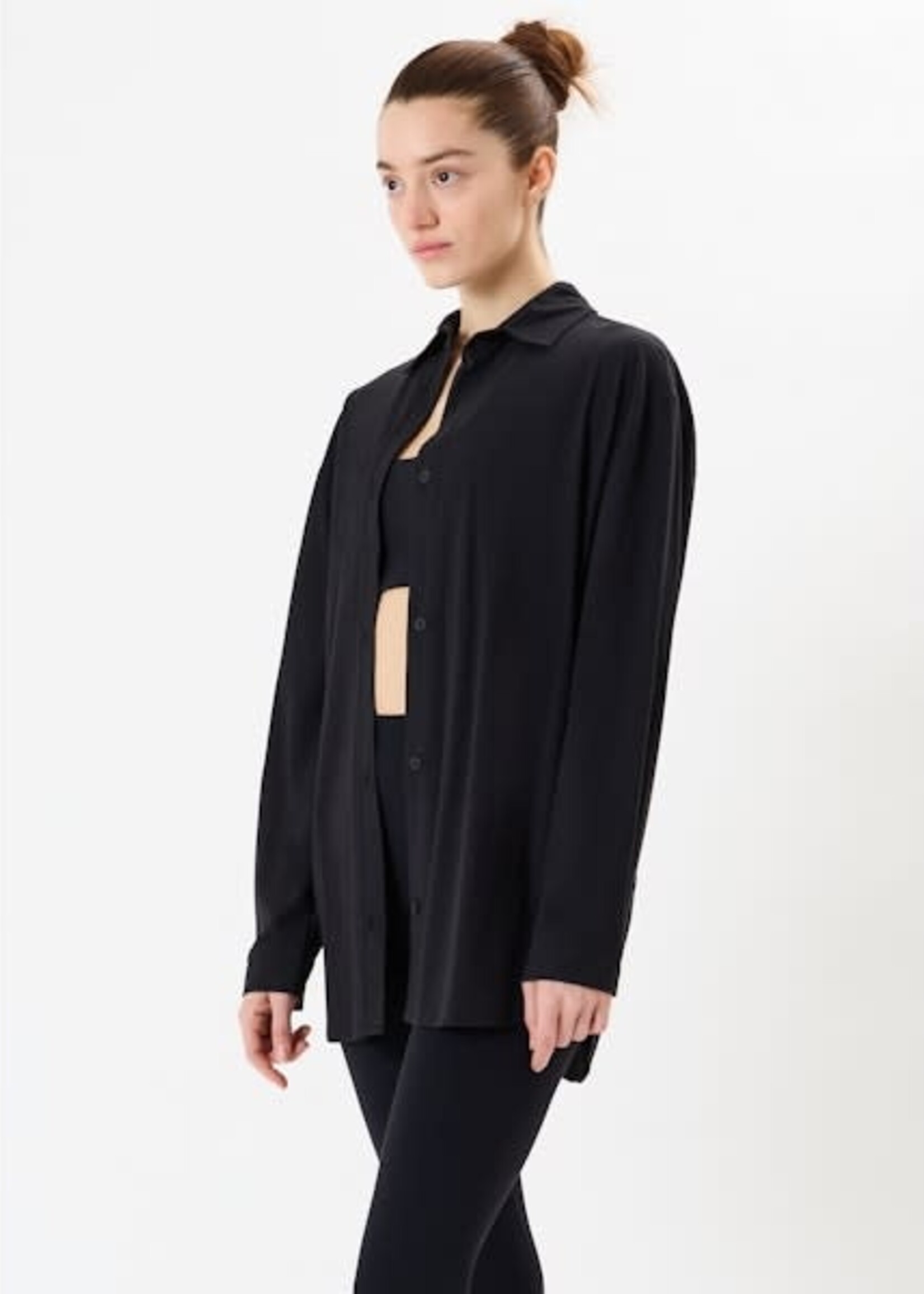 Splits59 Kate Airweight Lite Button Down Black