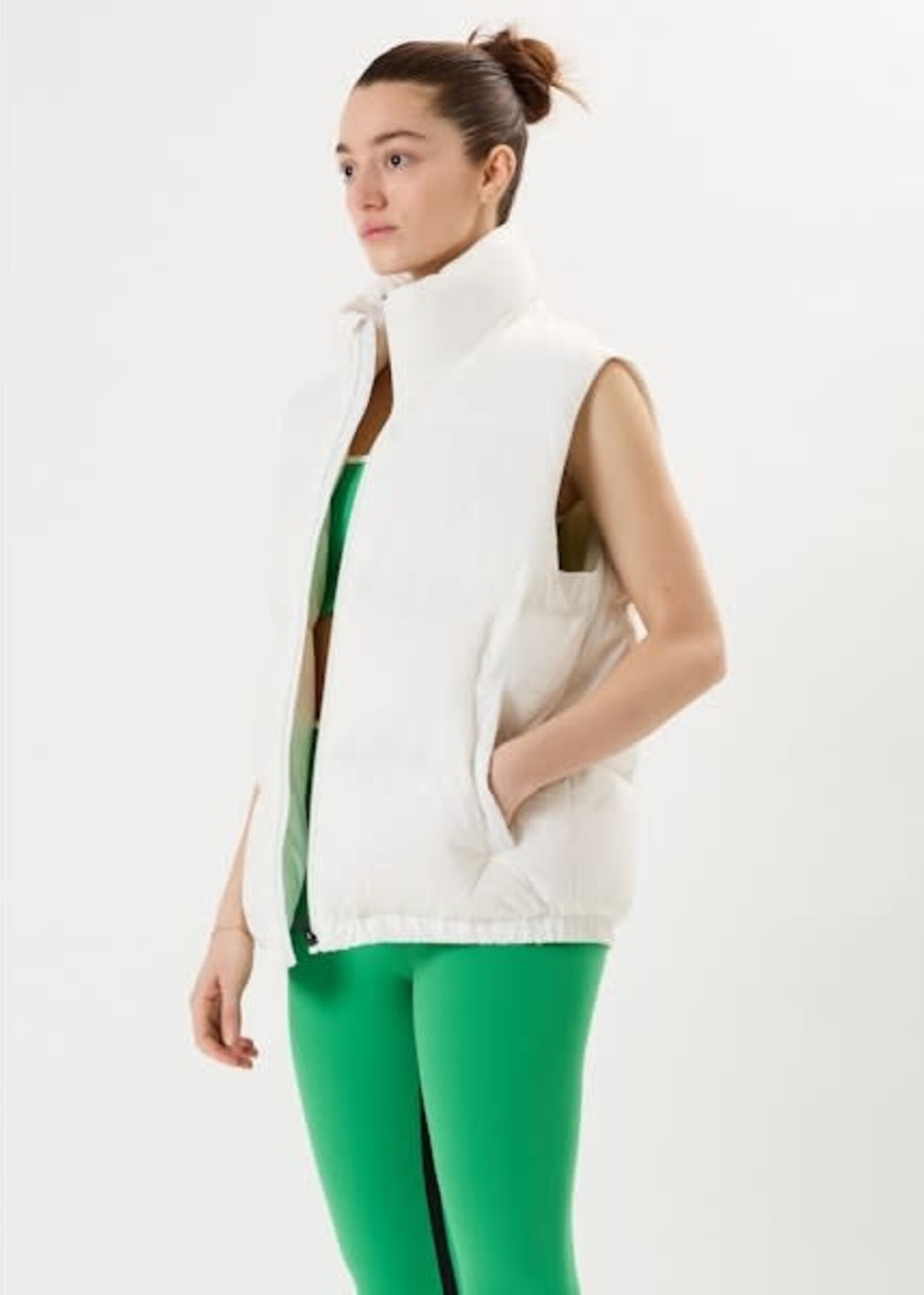 Splits59 Summit Nylon Puffer Vest White