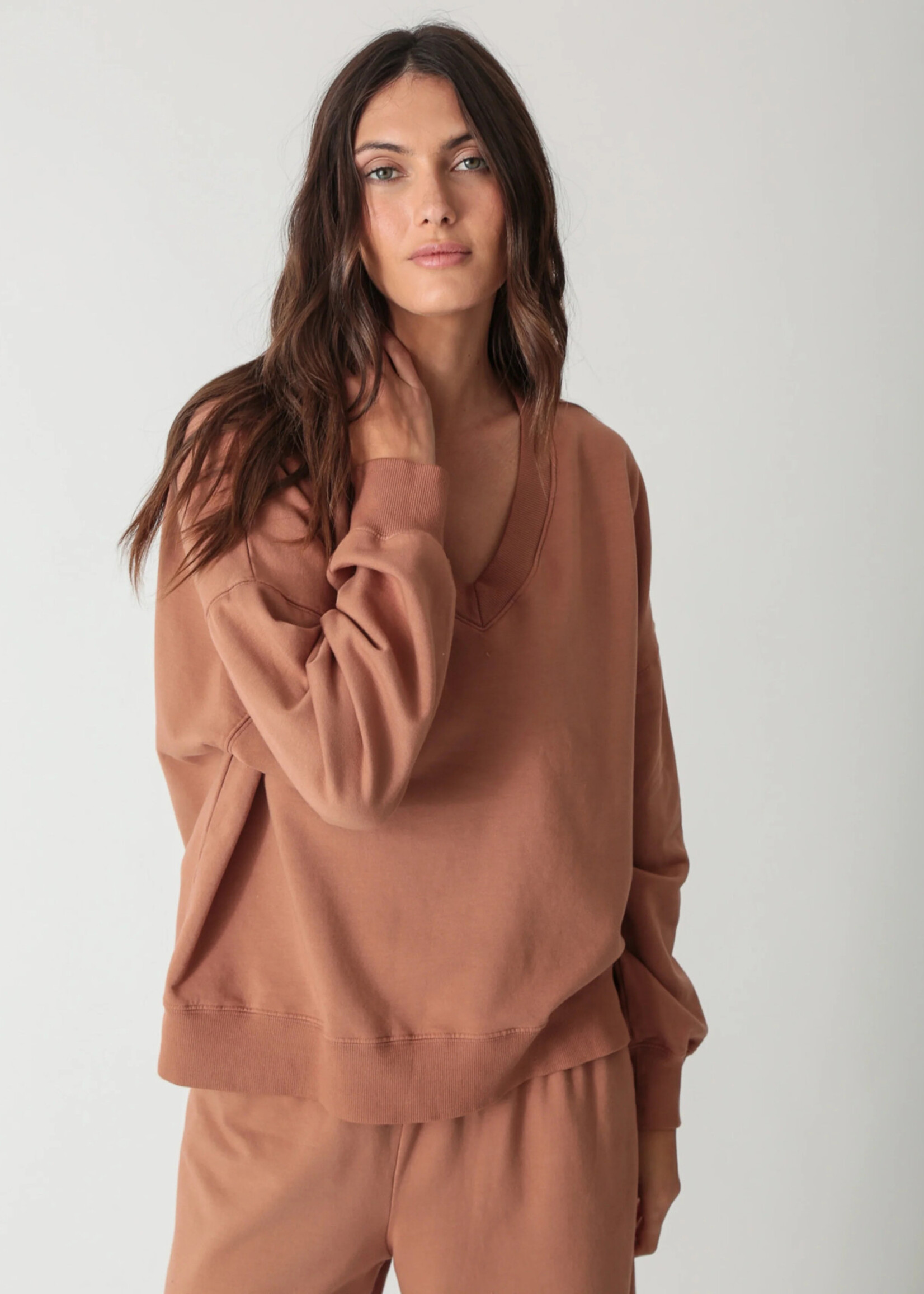Electric & Rose Ava Sweatshirt Chestnut