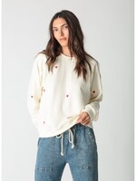 Electric & Rose Ronan Sweatshirt Ivory Heart