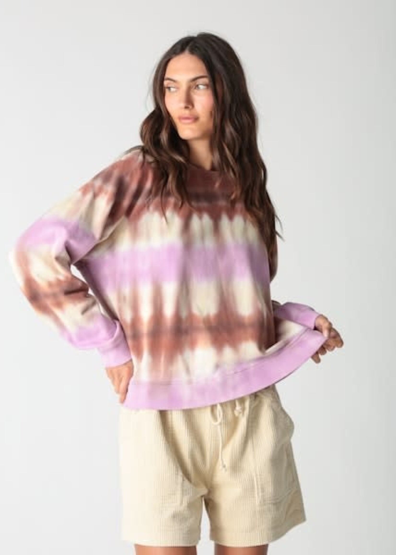 Electric & Rose Ronan Pullover Lavender Fade