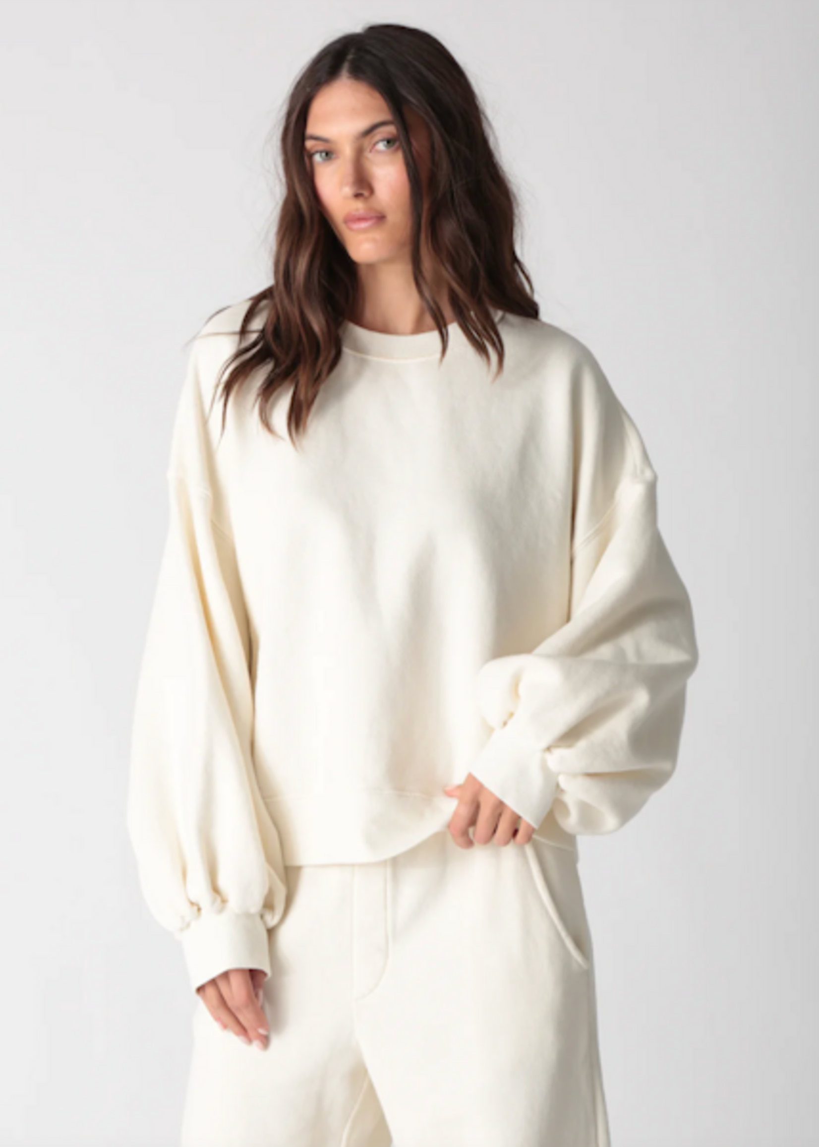 Electric & Rose Balloon Sweatshirt Ivory