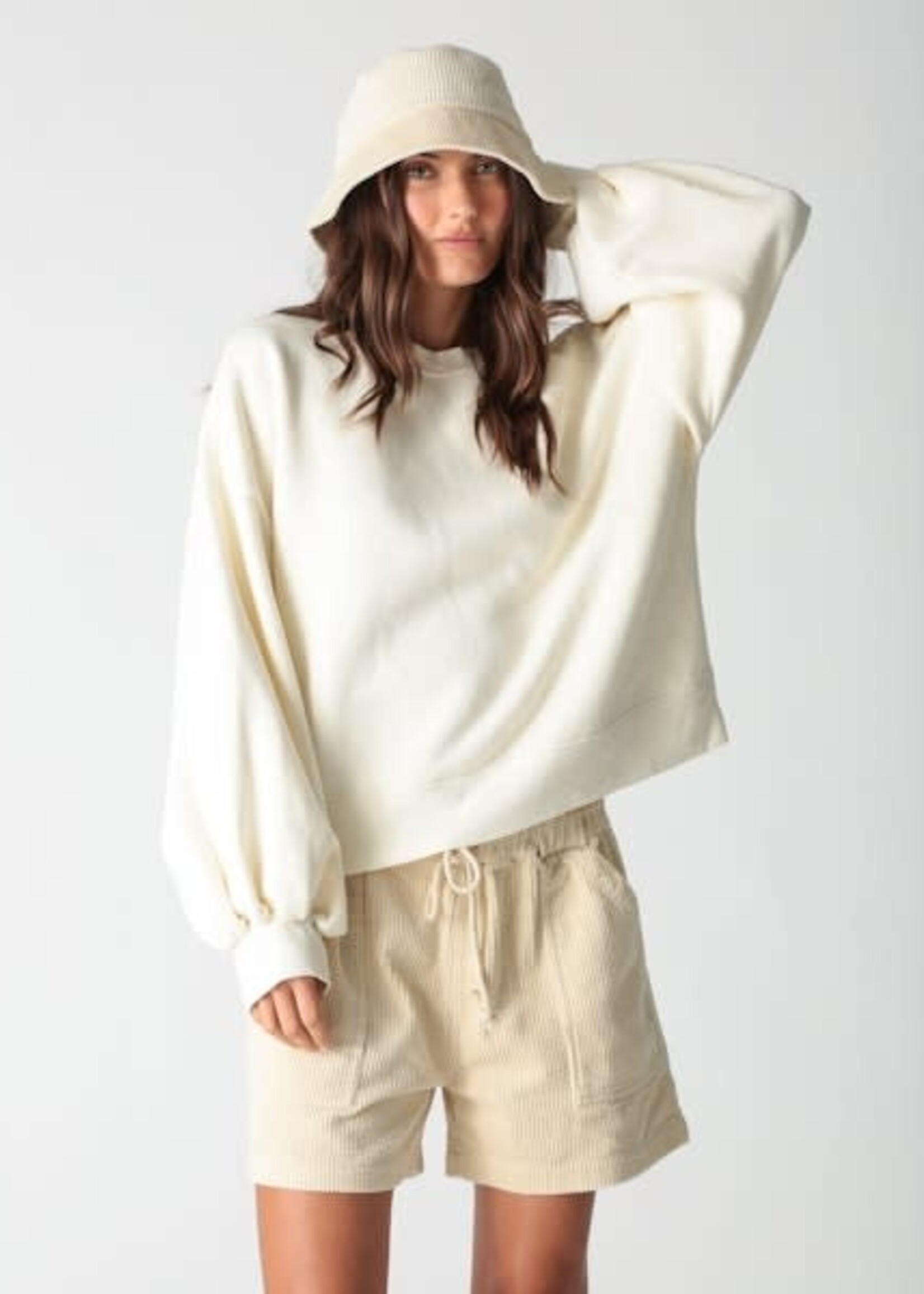 Electric & Rose Balloon Sweatshirt Ivory