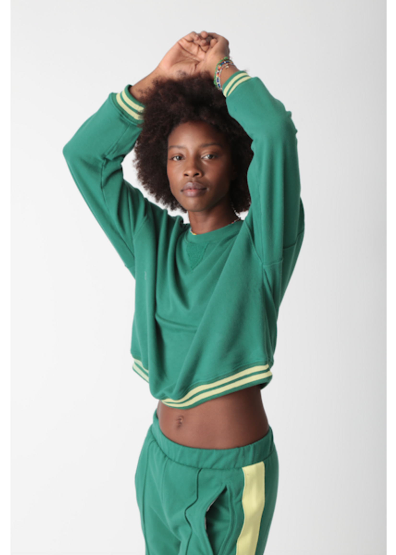 Electric & Rose Mimi Sweatshirt Ivy/Mimosa