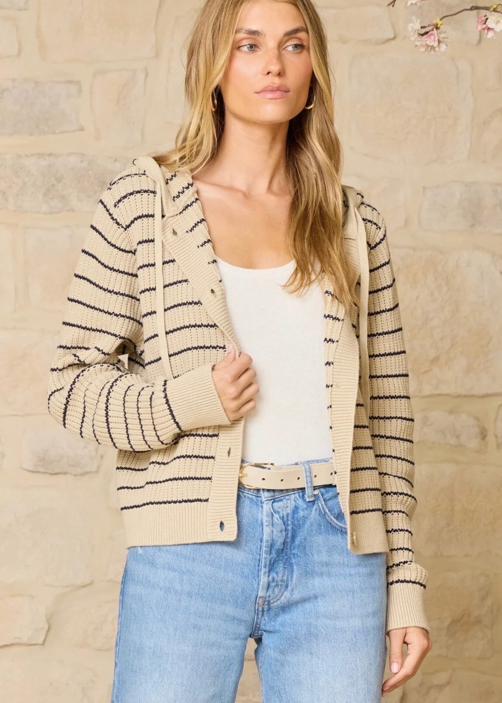 Stitches + Stripes Singer Hooded Cardigan
