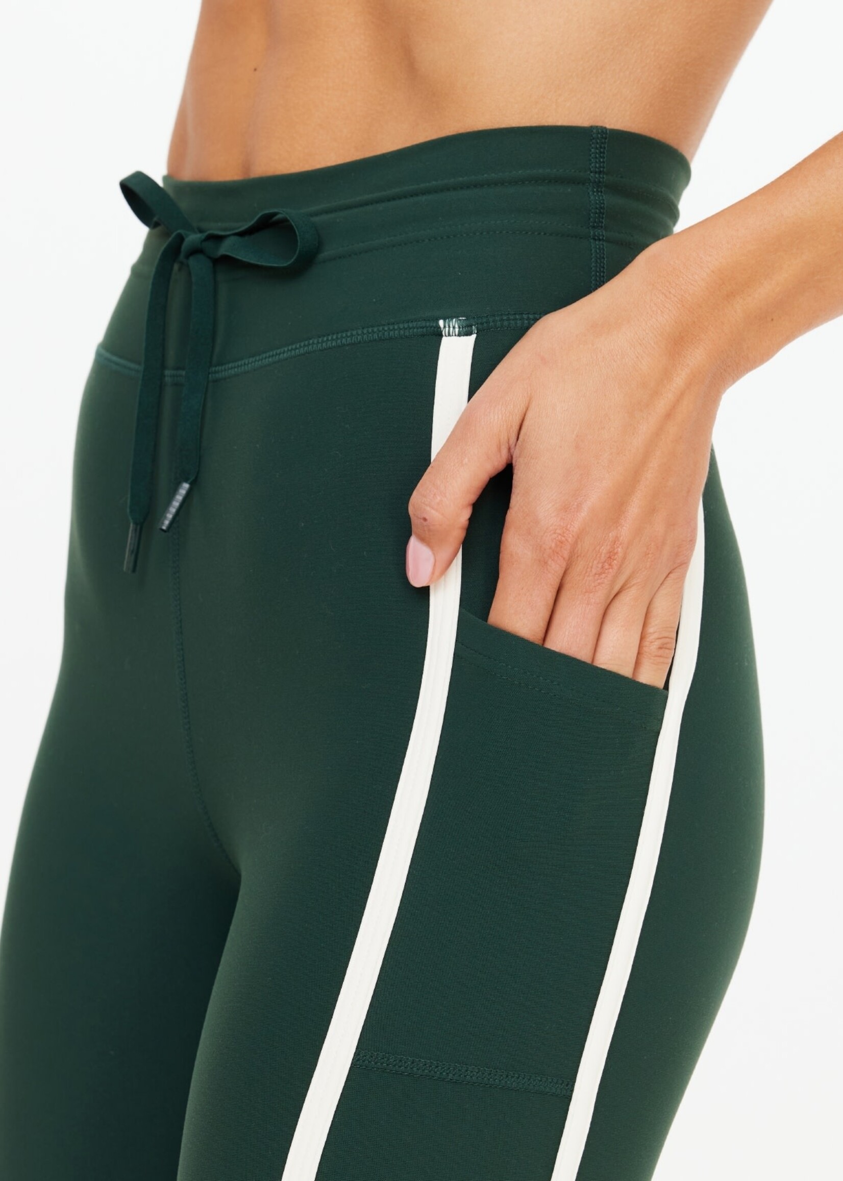 The Upside Sante Fe 25in Midi Pant Jungle Green