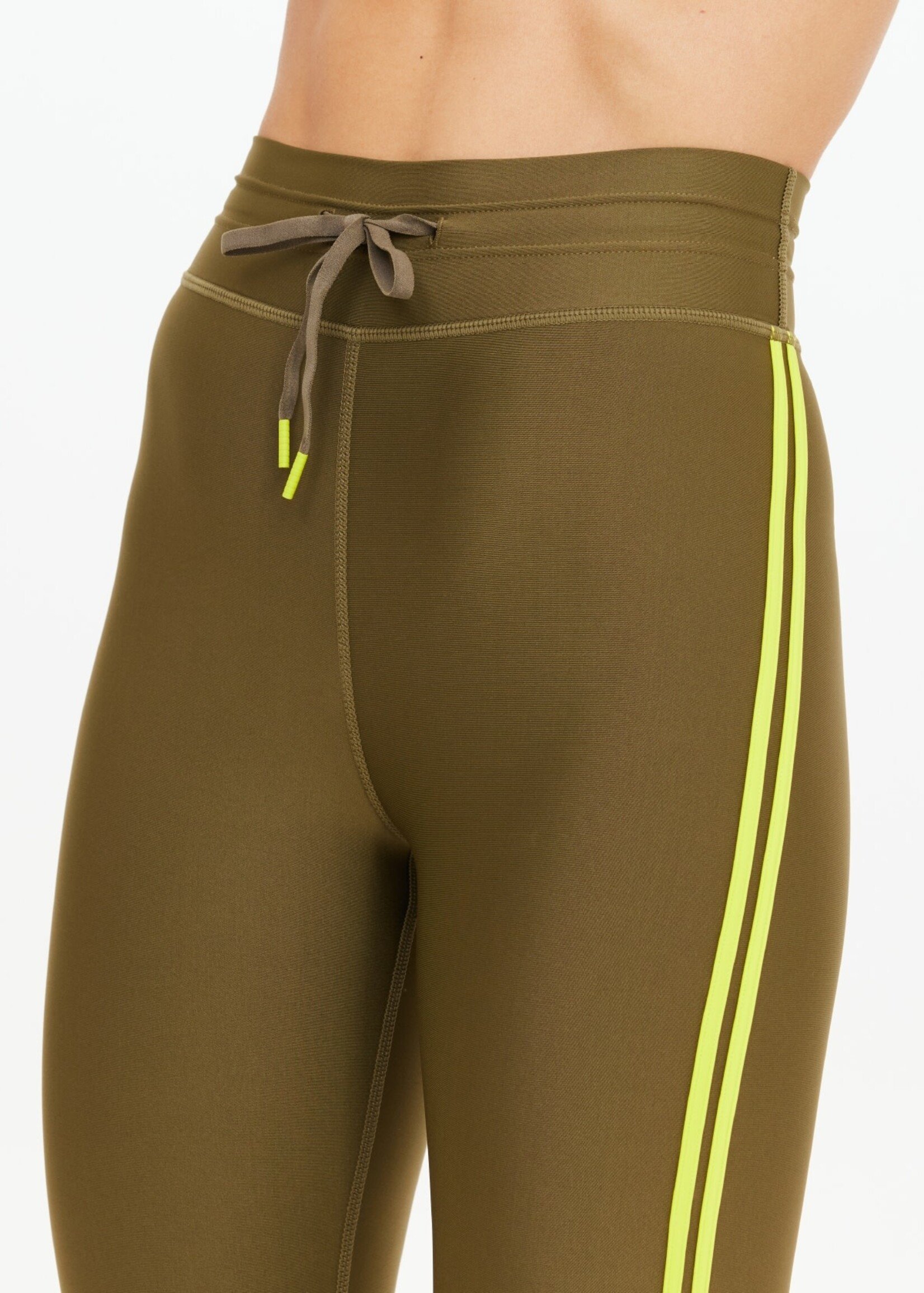 The Upside Oxford 25in Midi Pant Olive