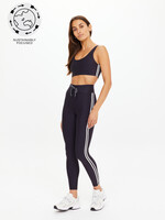 The Upside Oxford 25in Midi Pant Black