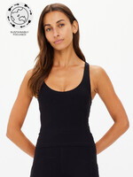 The Upside Peached Laurie Tank Top Black
