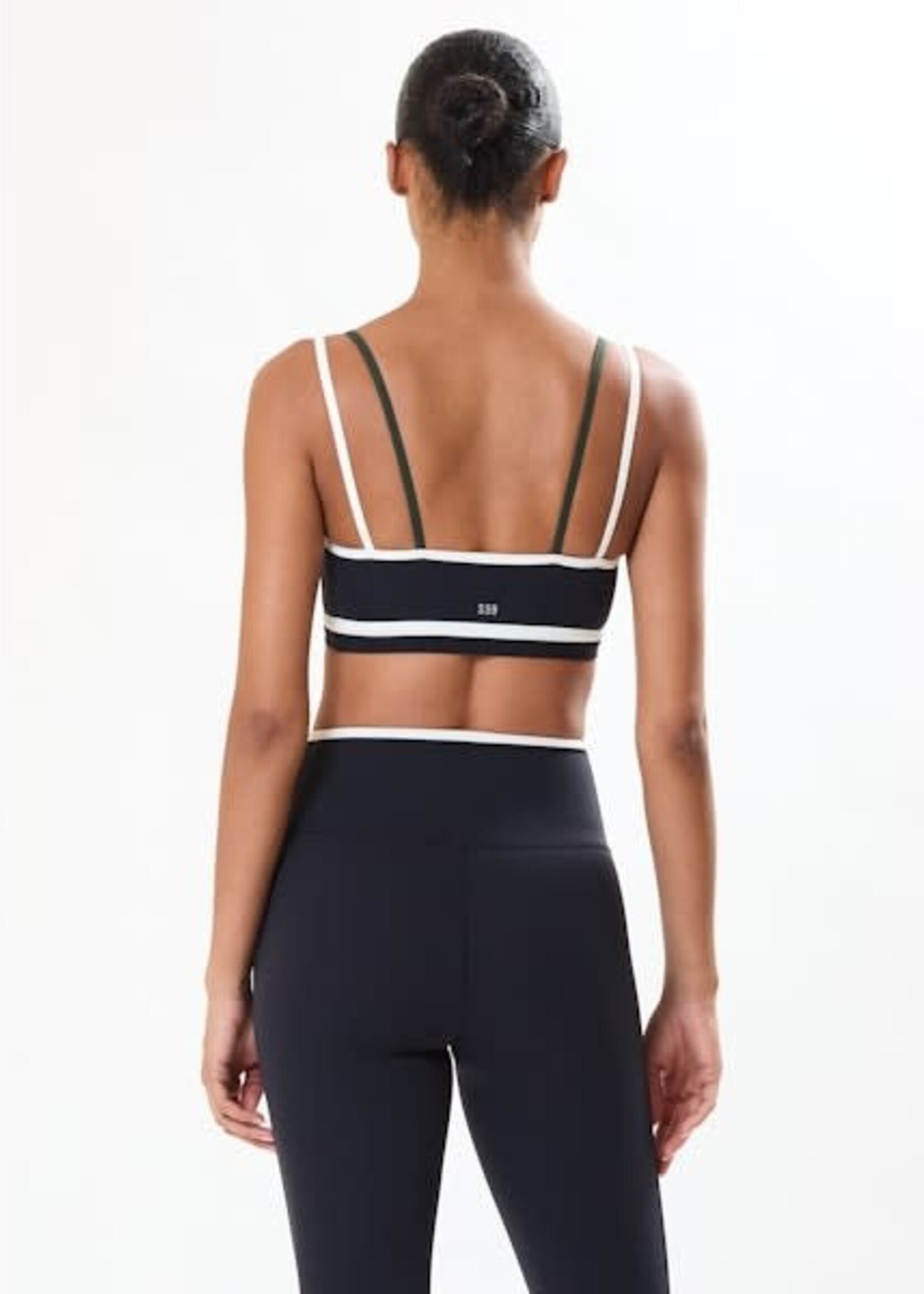 Splits59 Eva Rigor Double Strap Bra Black/Military