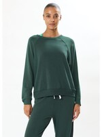 Splits59 Andie Oversized Fleece Sweatshirt Military