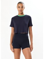 Splits59 Djuna Crop Ringer Indigo/Spearmint