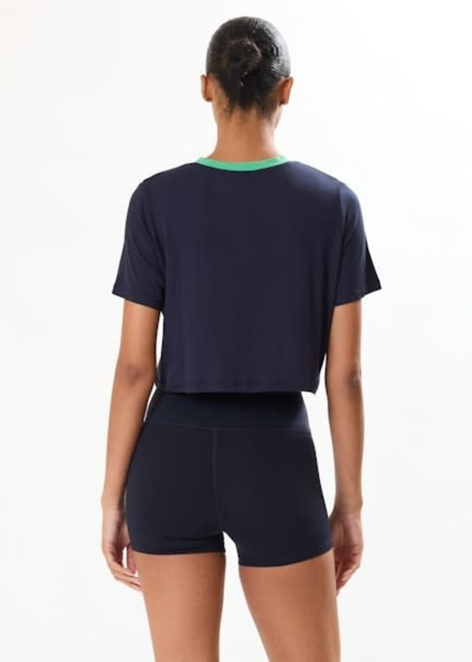 Splits59 Djuna Crop Ringer Indigo/Spearmint