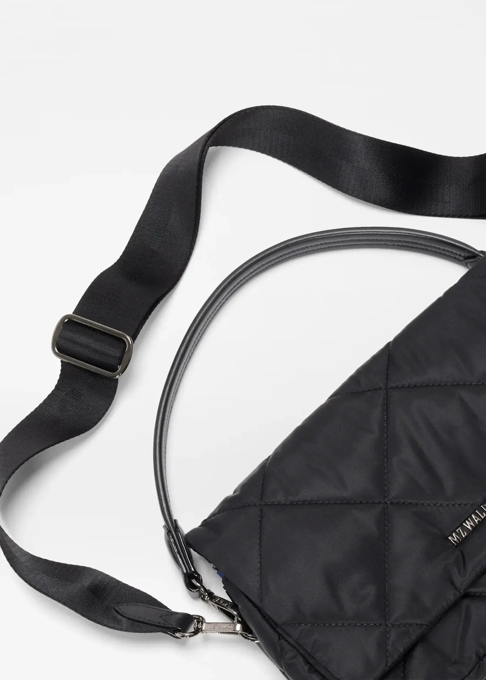 MZ Wallace Madison Flap Crossbody Black