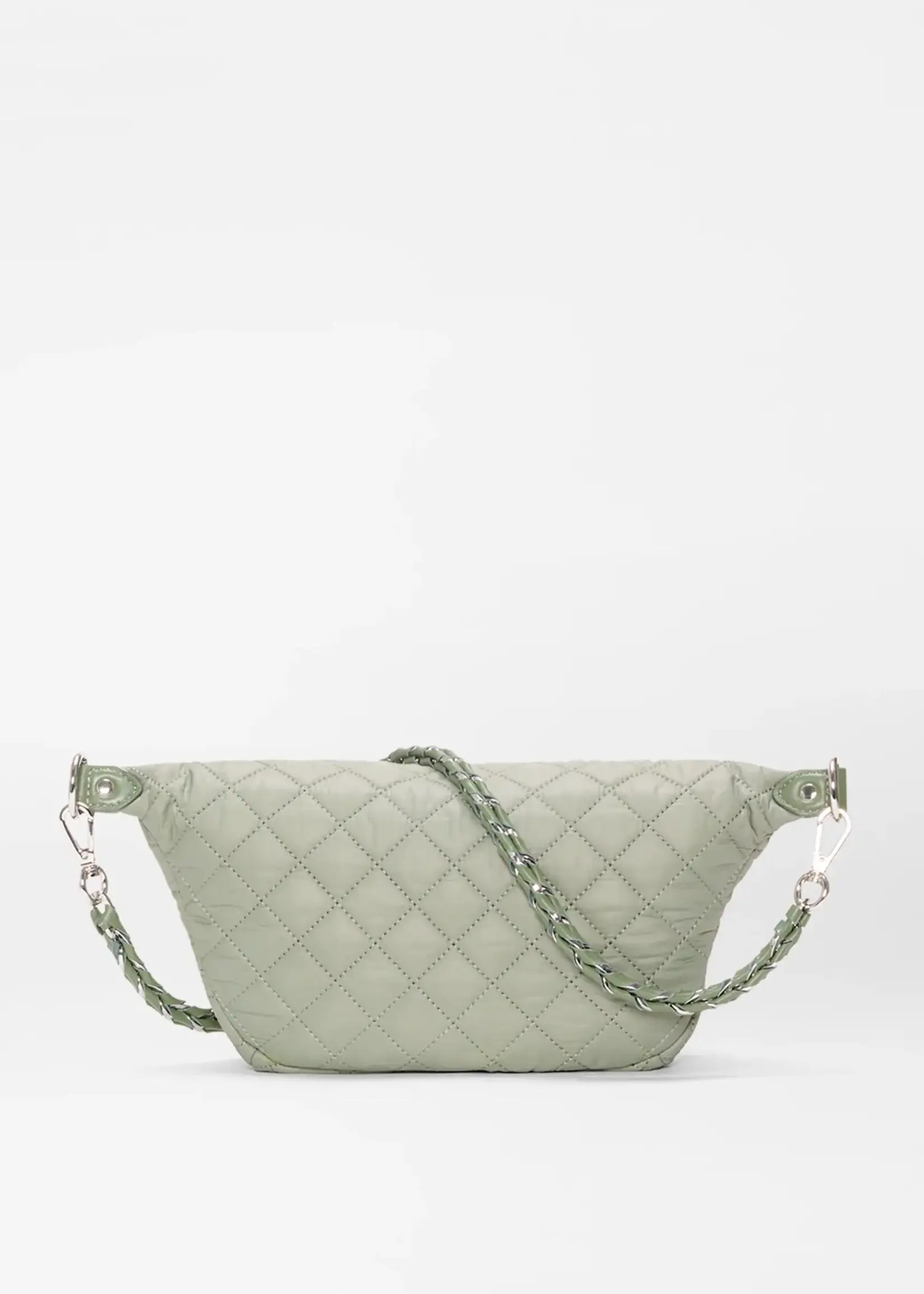 MZ Wallace Small Crosby Crossbody Sling Agave Green