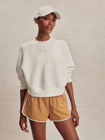 Varley Tasmin Crop Sweat Snow White