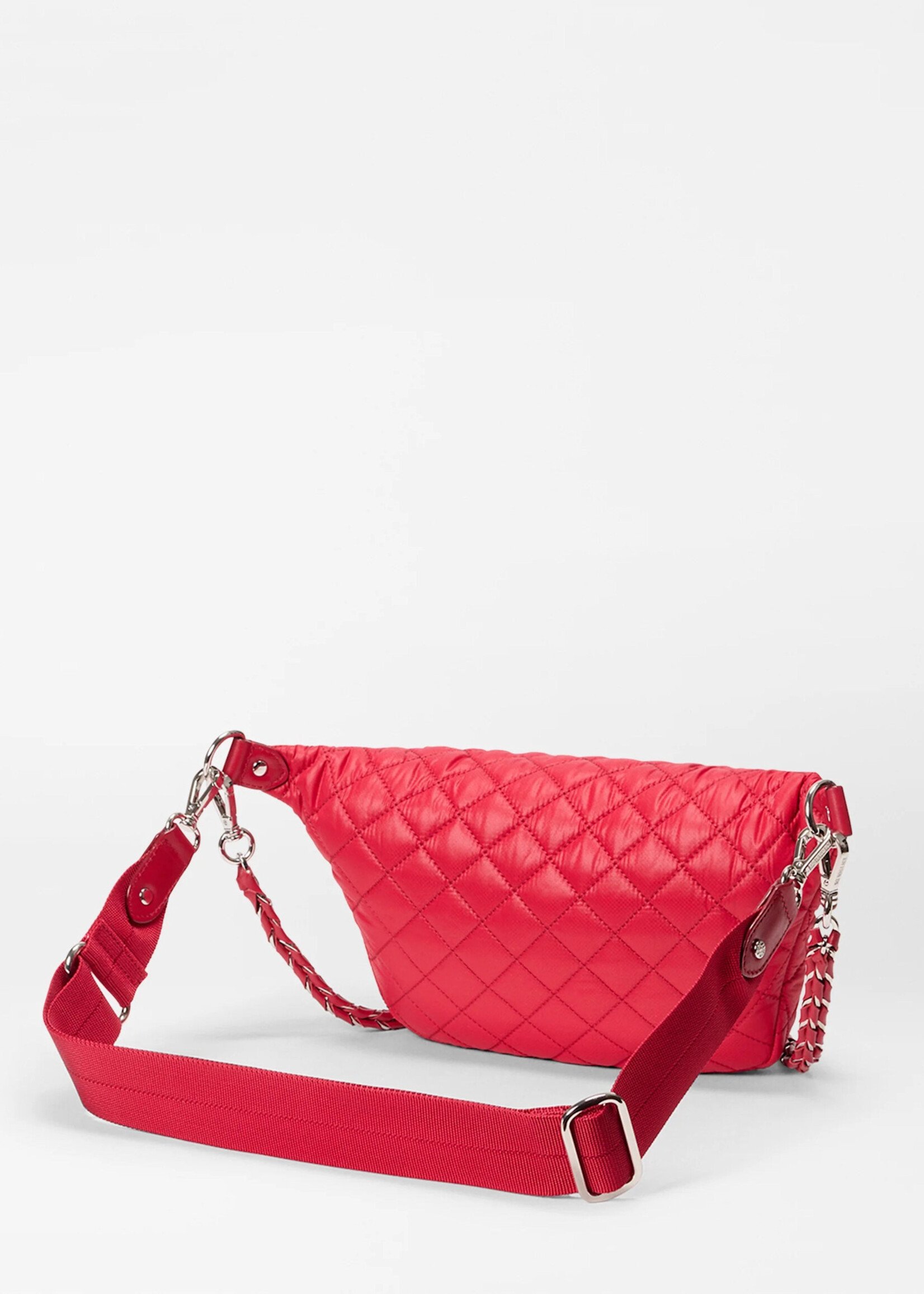 MZ Wallace Small Crosby Crossbody Sling Apple