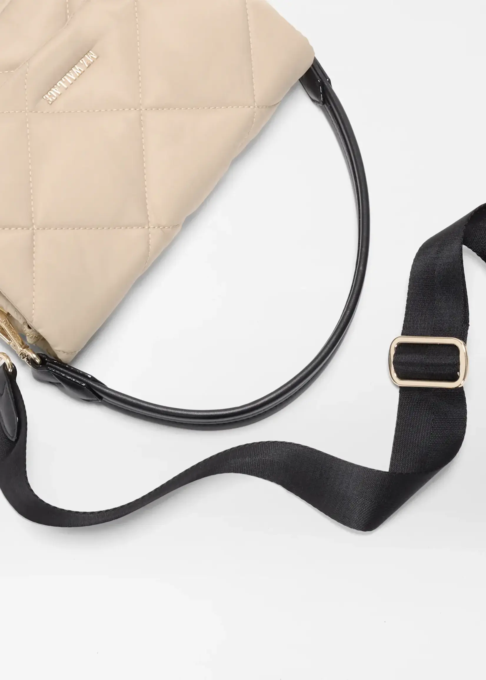 MZ Wallace Madison Crossbody Buff/Black
