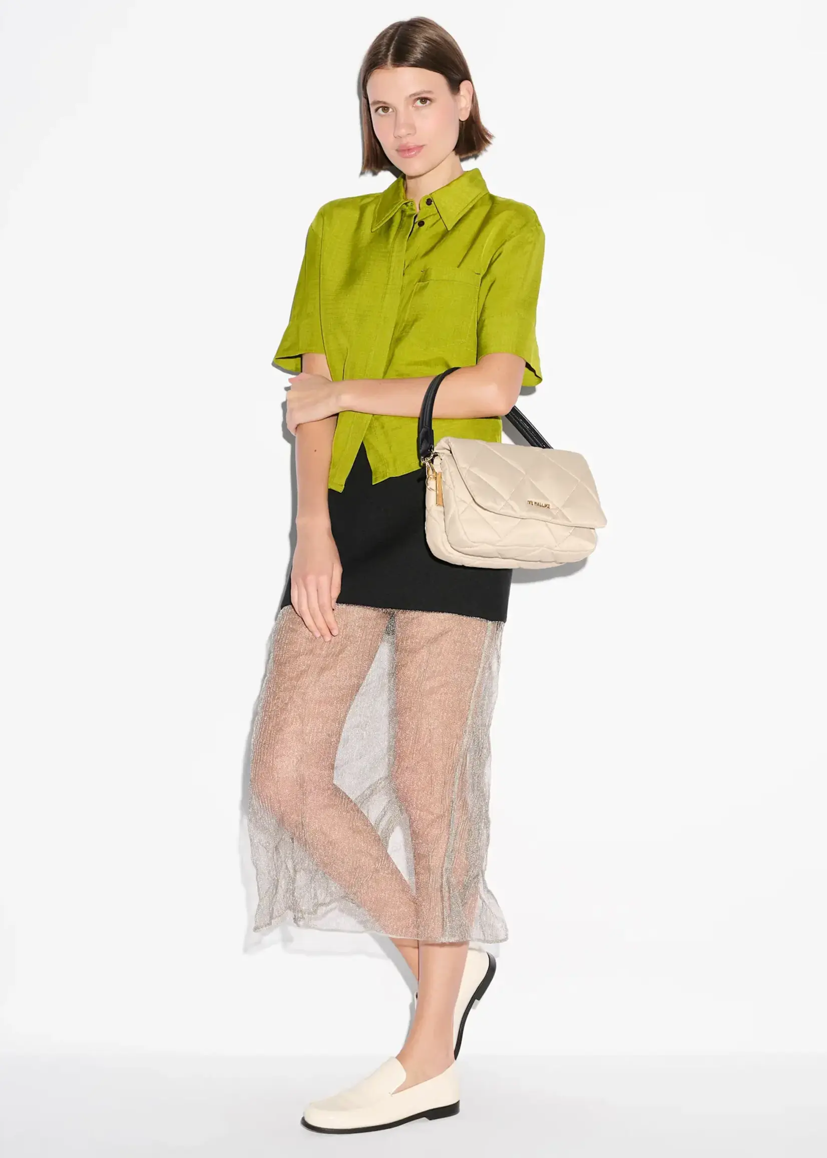 MZ Wallace Madison Crossbody Buff/Black