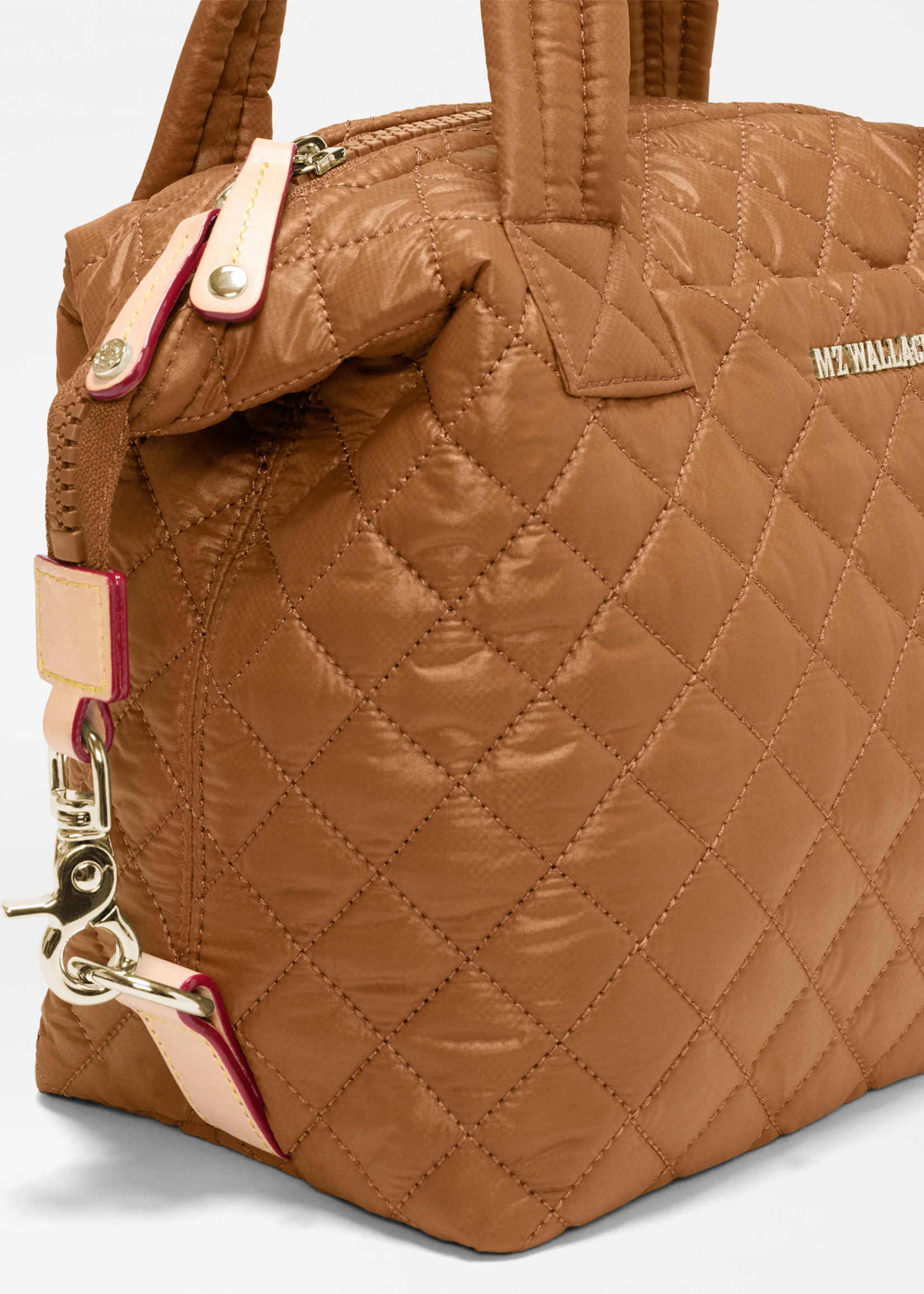 MZ Wallace Small Sutton Deluxe II Cognac