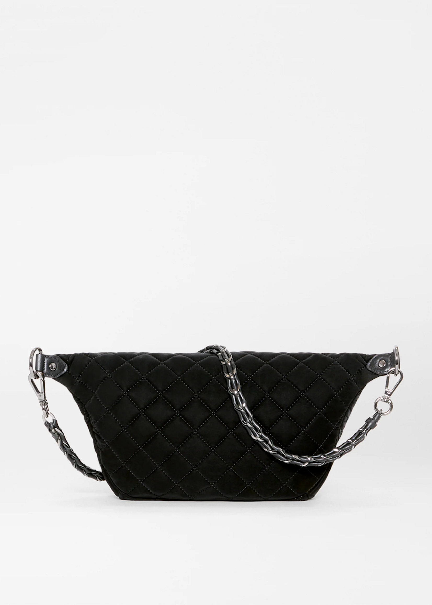 MZ Wallace Small Crosby Crossbody Sling Velvet Finish