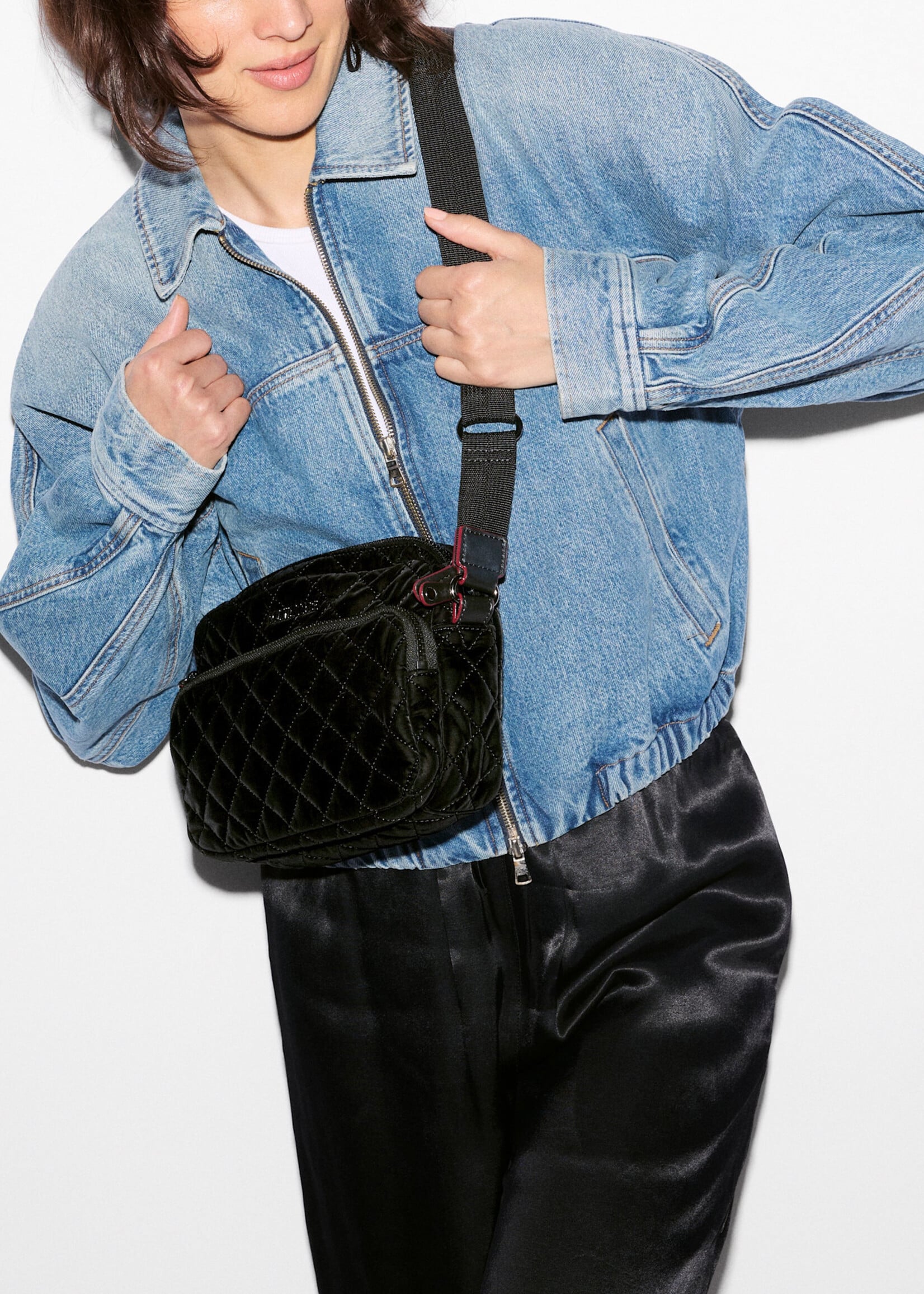 MZ Wallace Small Metro Camera Bag II Velvet Finish