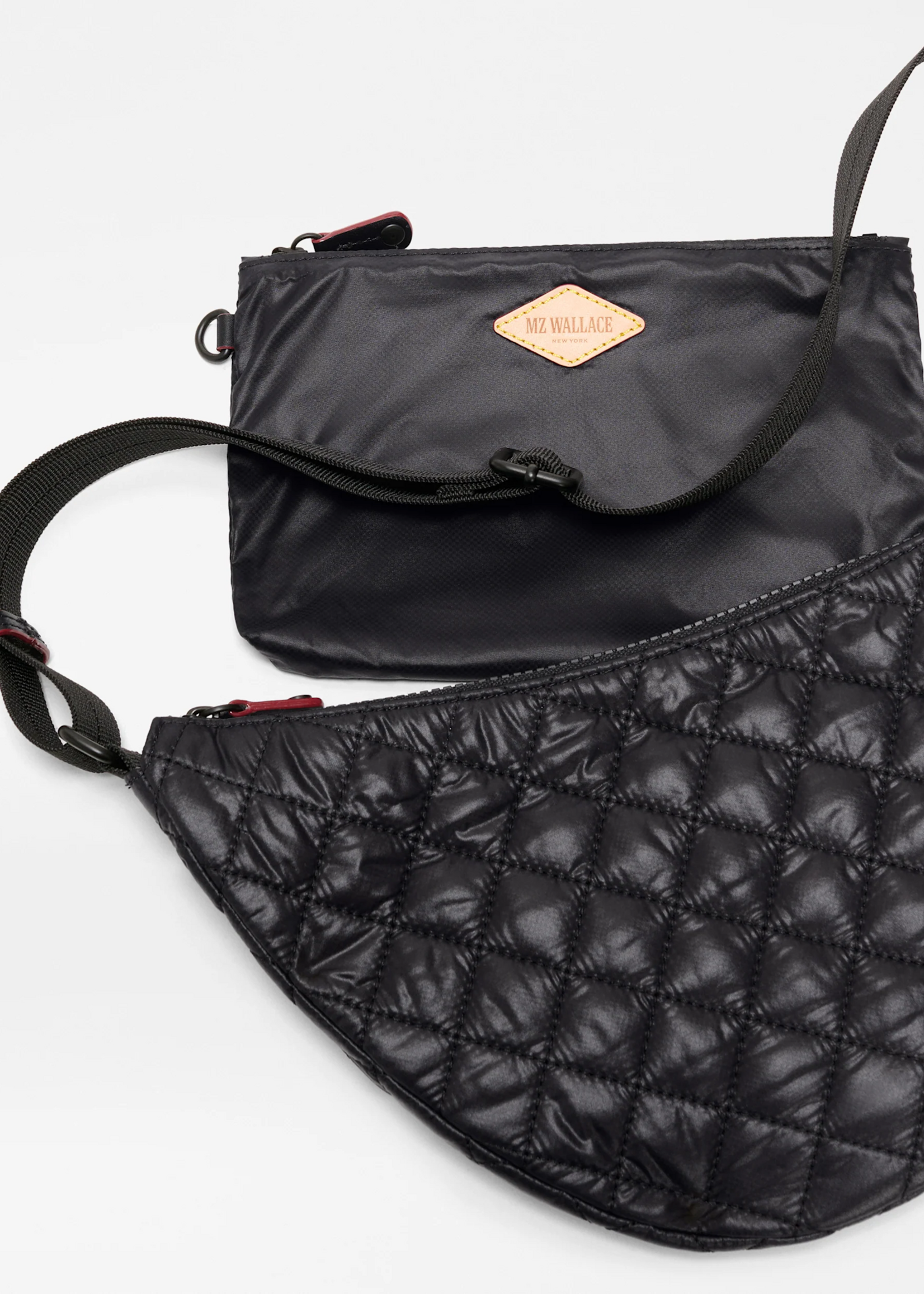 MZ Wallace Black Small Metro Smile Bag