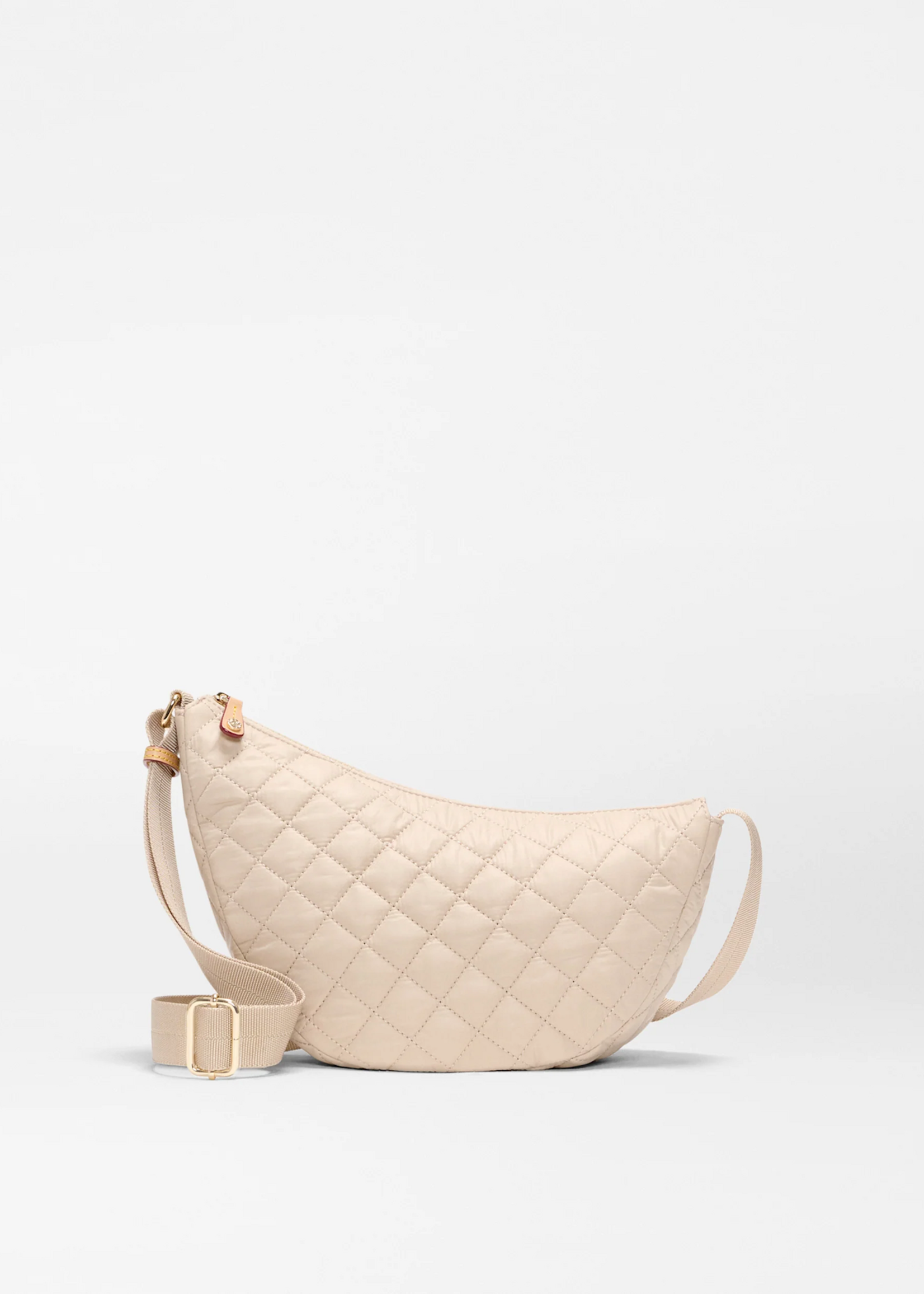 MZ Wallace Sand Small Metro Smile Bag